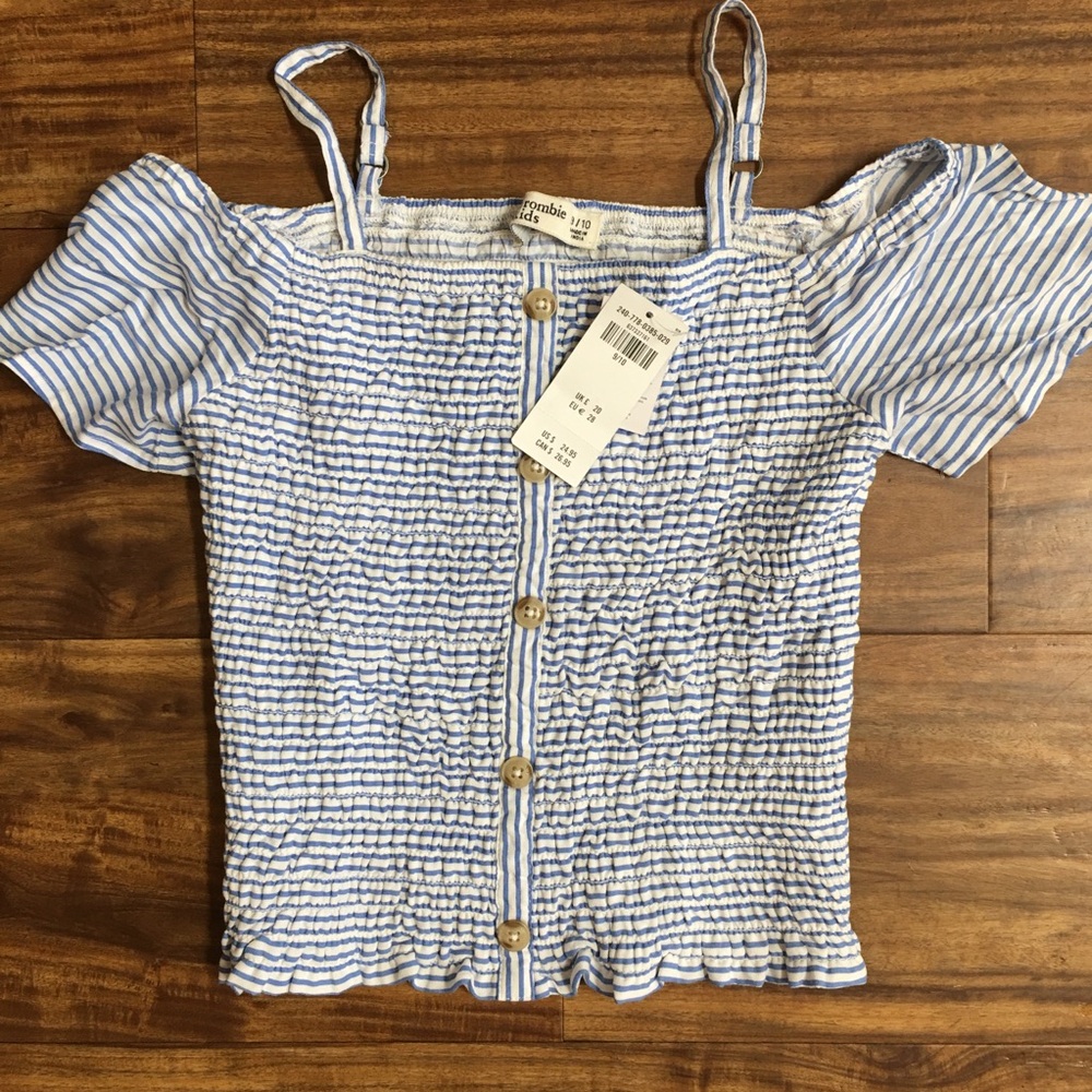 New Abercrombie and Fitch Smocked Top